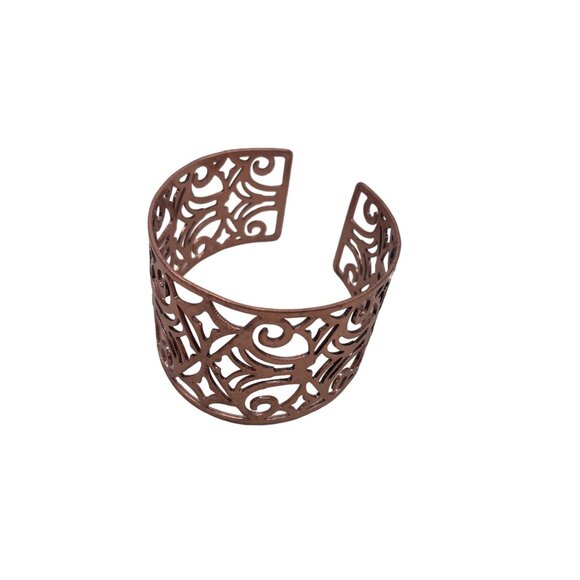 Lia Sophia Copper Filigree Cuff Bracelet - Picture 6 of 7